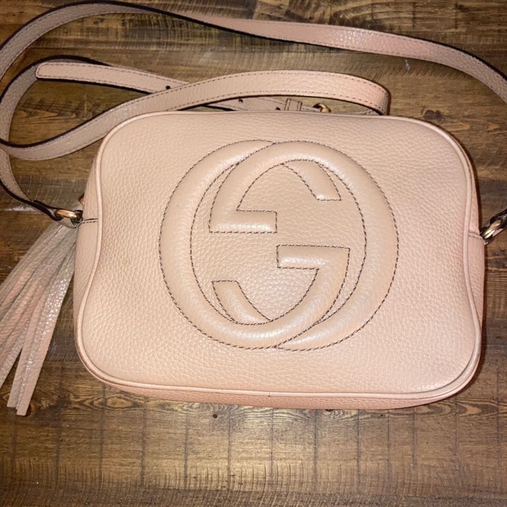 Gucci soho disco bag nude color
